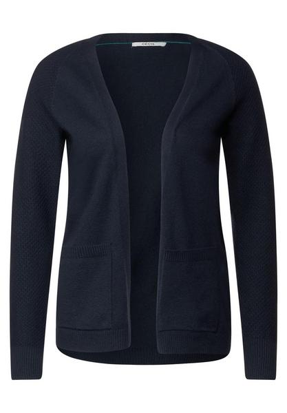 Cardigan im Strukturmix