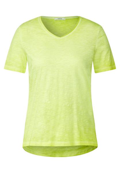 TOS GMD Rounded V-Neck - 14749/limelight yellow