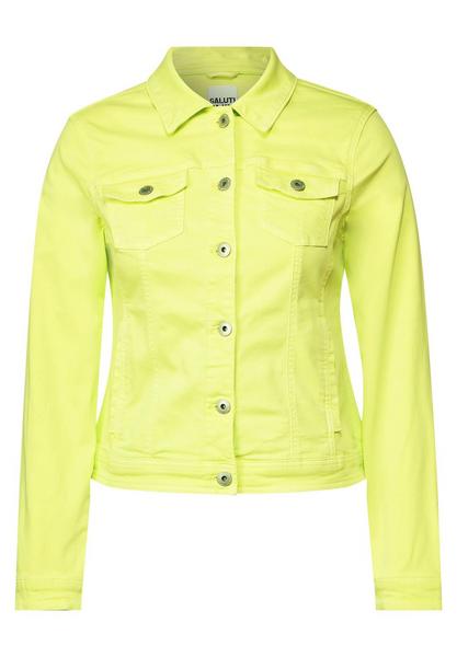 Style Denim Jacket Color - 14749/limelight yellow