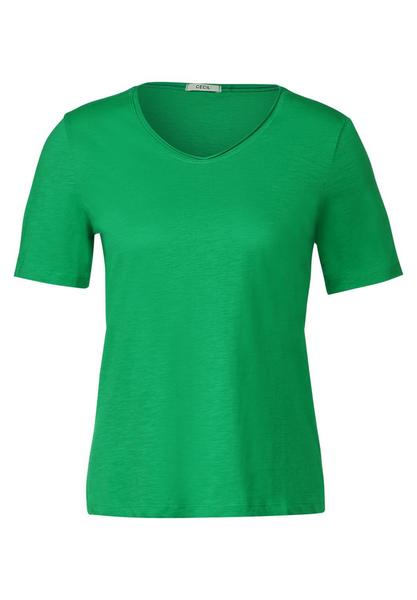 NOS Basic Rounded V-Neck - 14794/fresh green