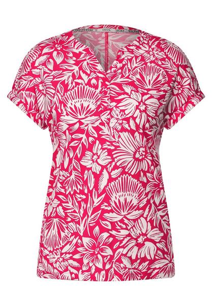 TOS AOP Tunic - 24472/strawberry red