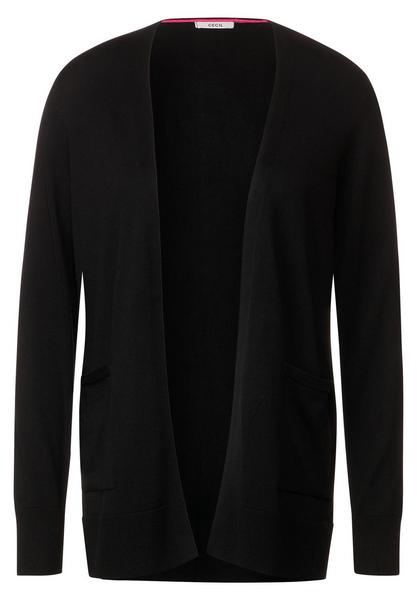 NOS_Basic Open Cardigan - 10001/Black