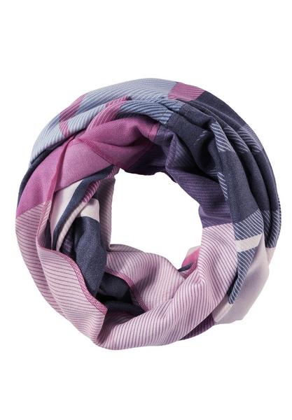 O_Cozy Print Loop - 30128/deep blue