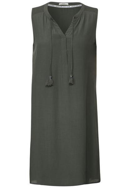 Solid Crepe Dress - 14923/sporty khaki