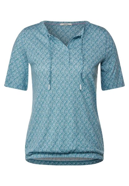 TOS Minimal Rhombus AOP Tunic - 24931/adriatic blu