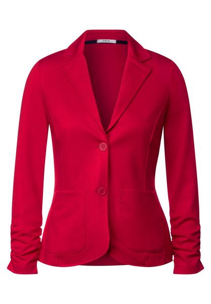 TOS Sweat Blazer w. gathering - 14935/casual red
