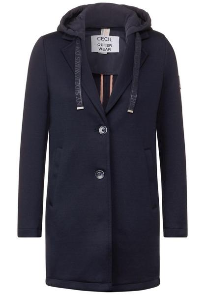 Long Scuba Blazer w. Detachabl - 10128/deep blue