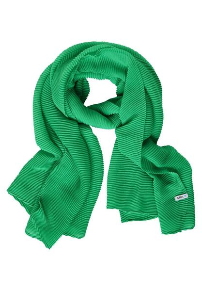 Solid Plissée Scarf - 15455/celery green