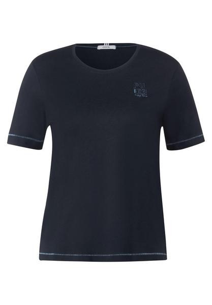 T-Shirt mit Brustprint