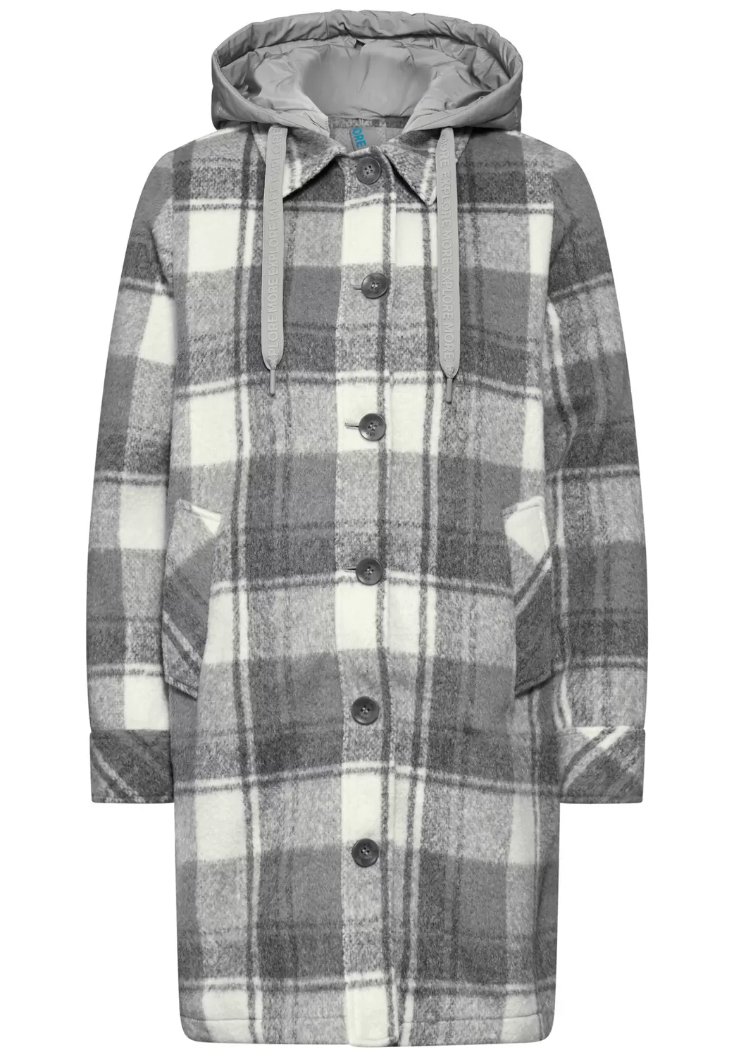 Long Overshirt w. detachable h