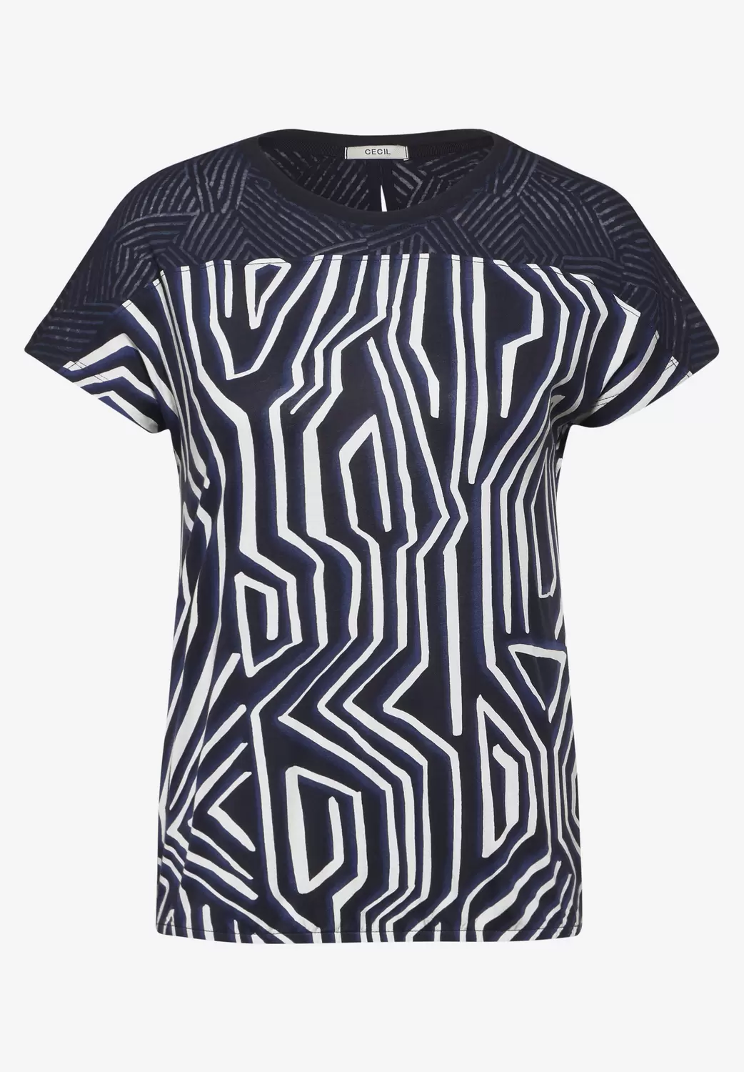 Burn-Out Print T-Shirt
