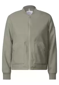 Sportive Fake Wool Blouson - 16100/smooth khaki