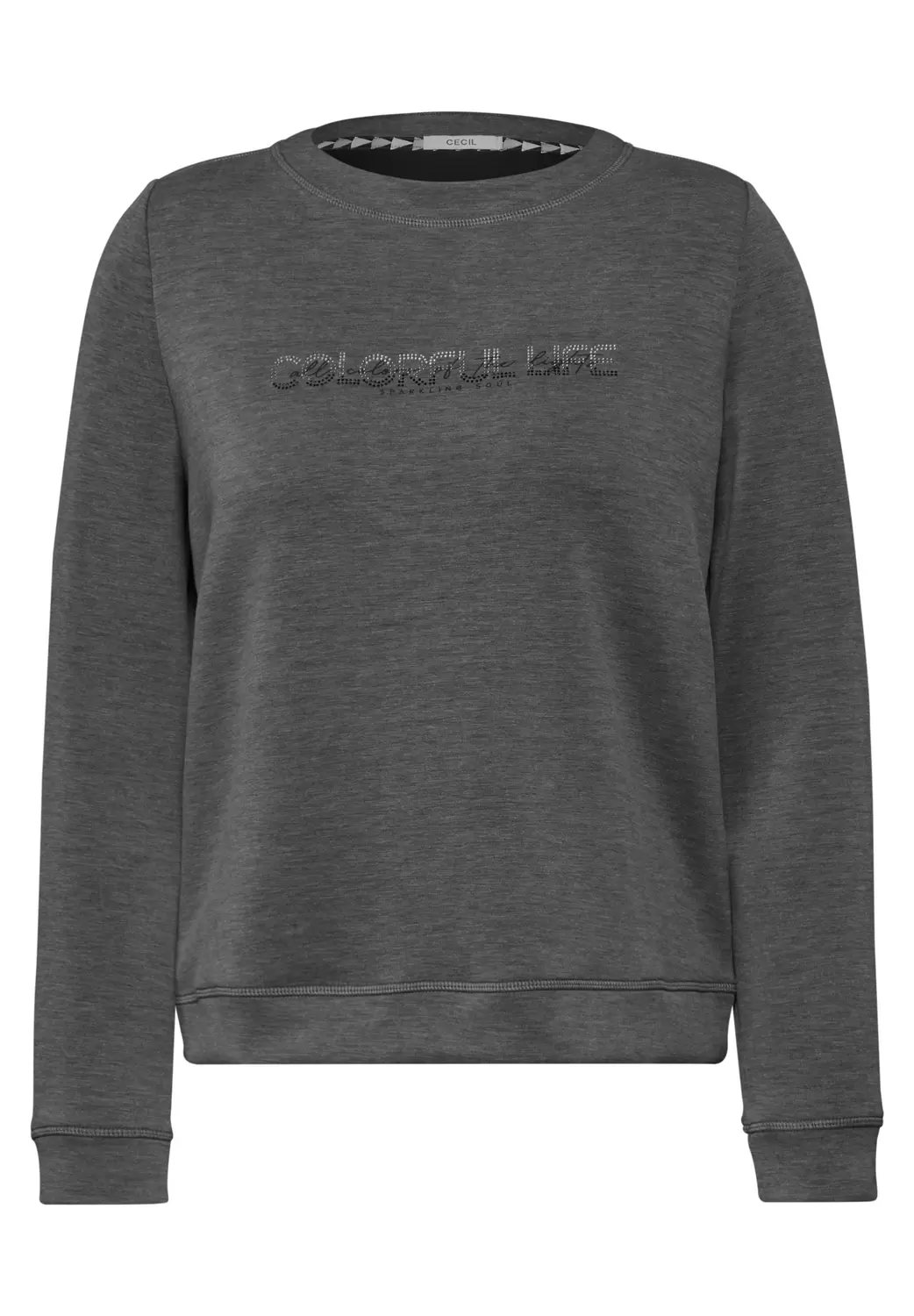 Roundneck Sweatshirt w. silk T