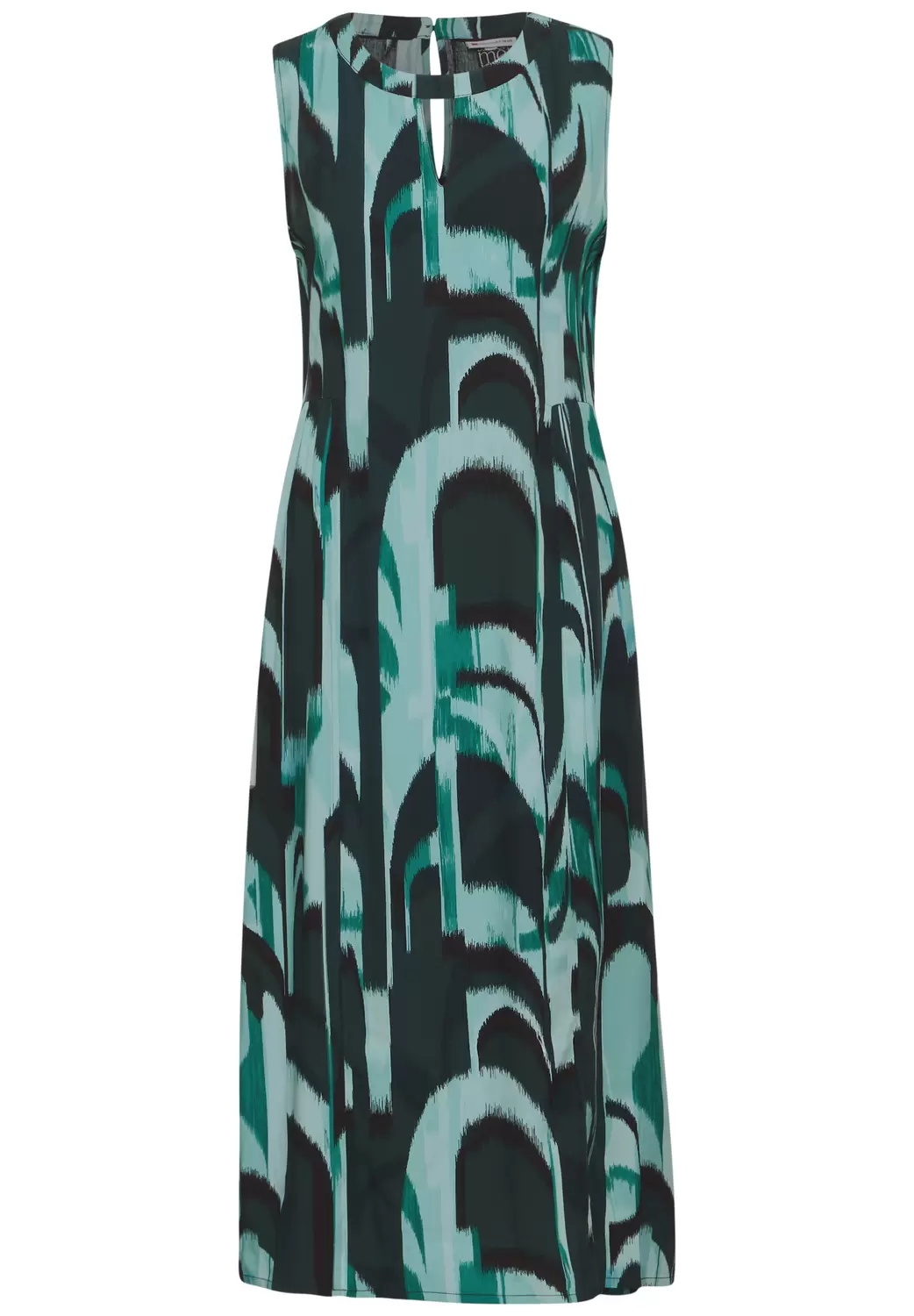Ã„rmelloses Midi-Kleid
