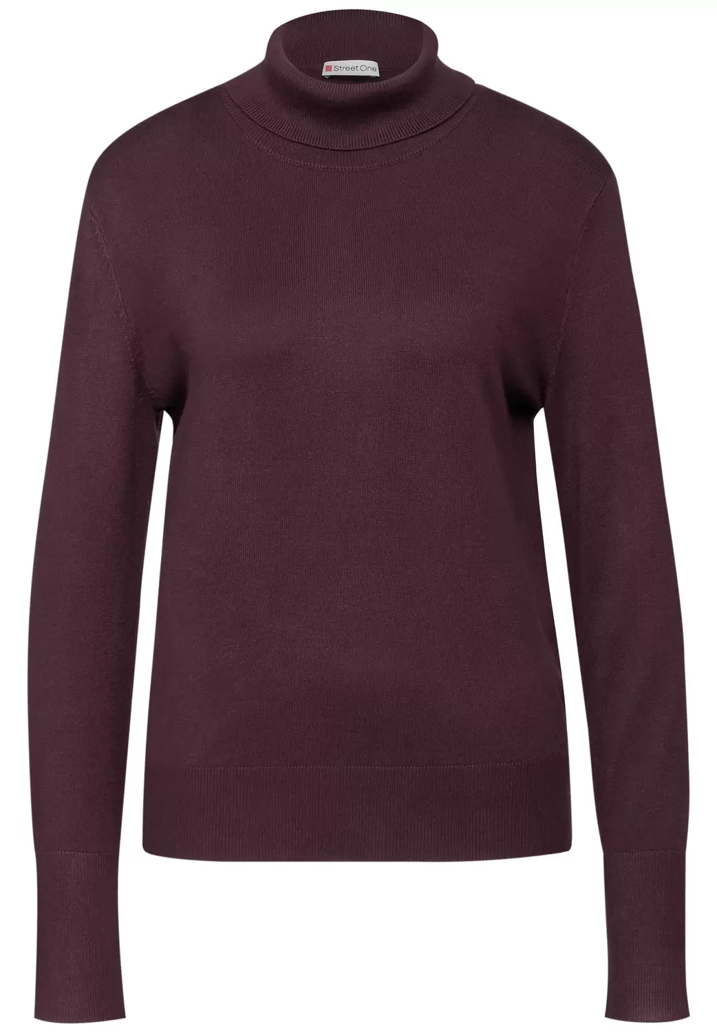 Basic Rollkragen-Pullover