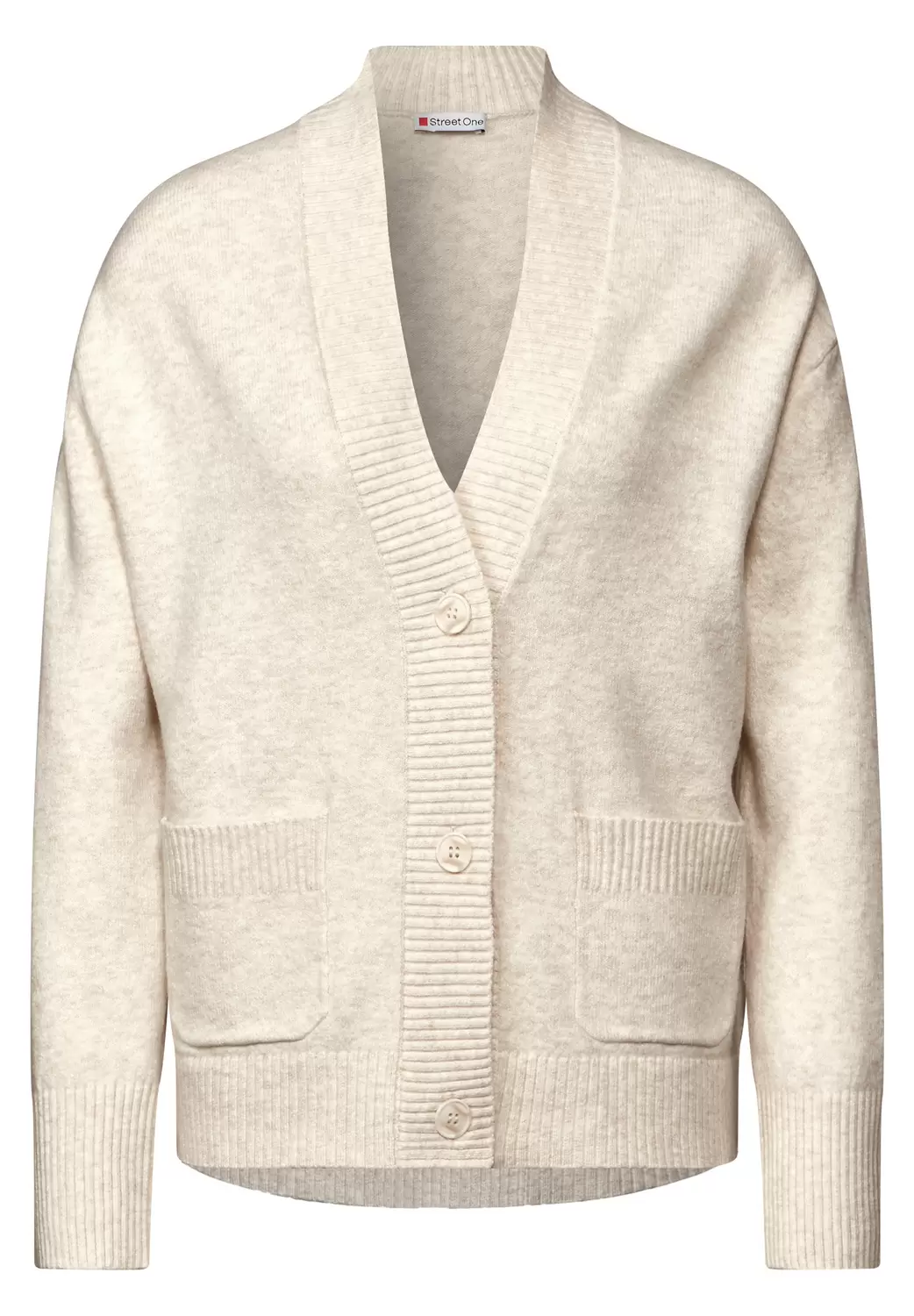 Weiße Strickjacke Damen Strickmantel Kurz Weiche Soufflé Cropped