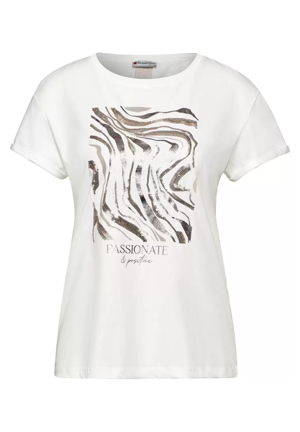 T-Shirt mit Pailetten