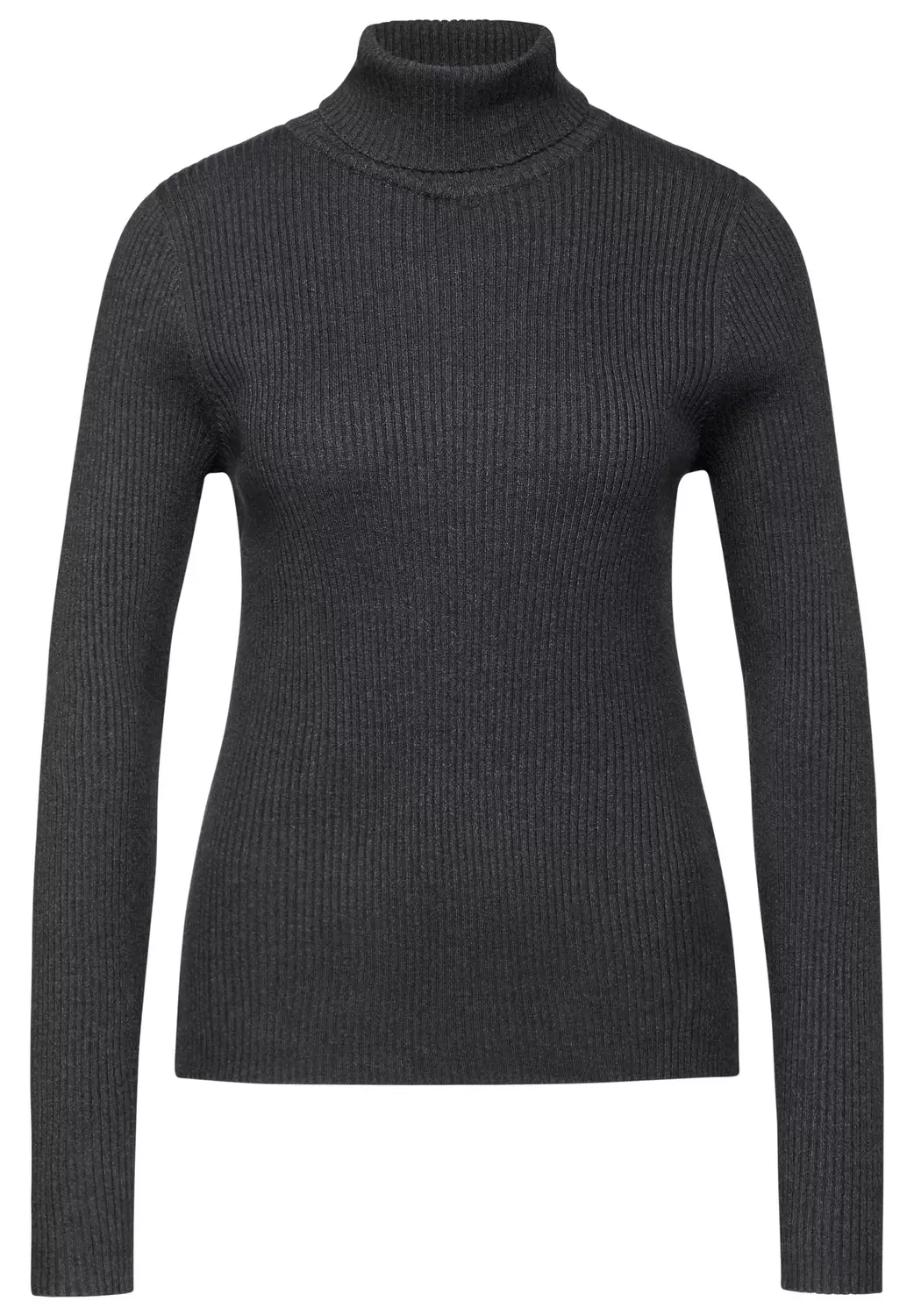 Basic Rollkragen-Pullover