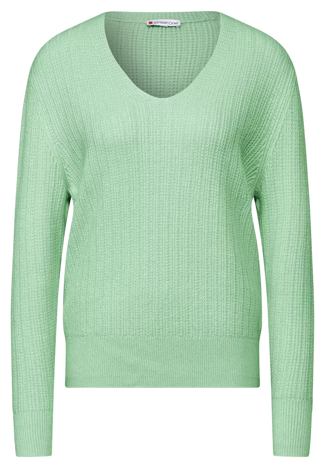 LTD QR_cosy v-neck sweater_str female