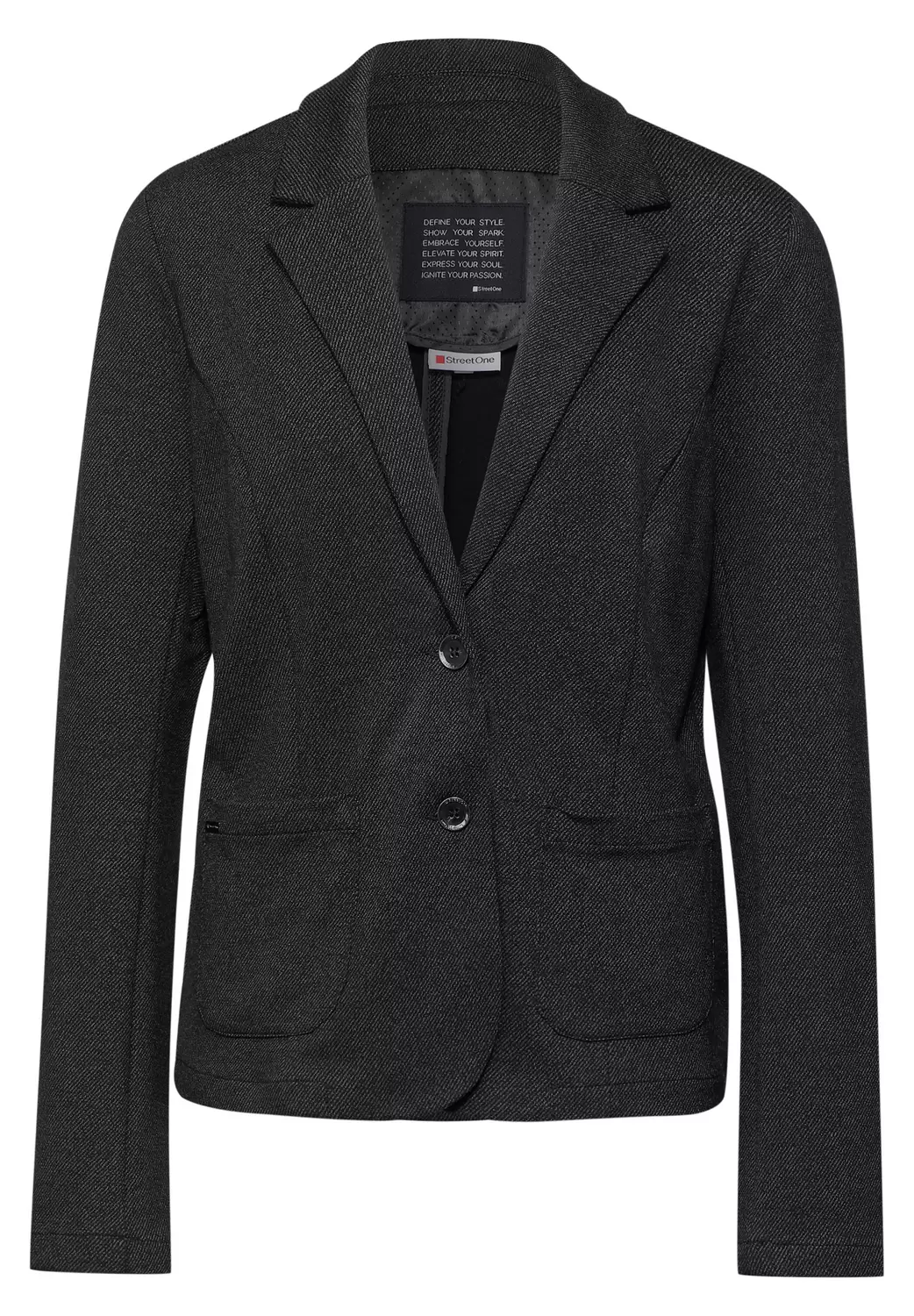 Melange-Look Blazer