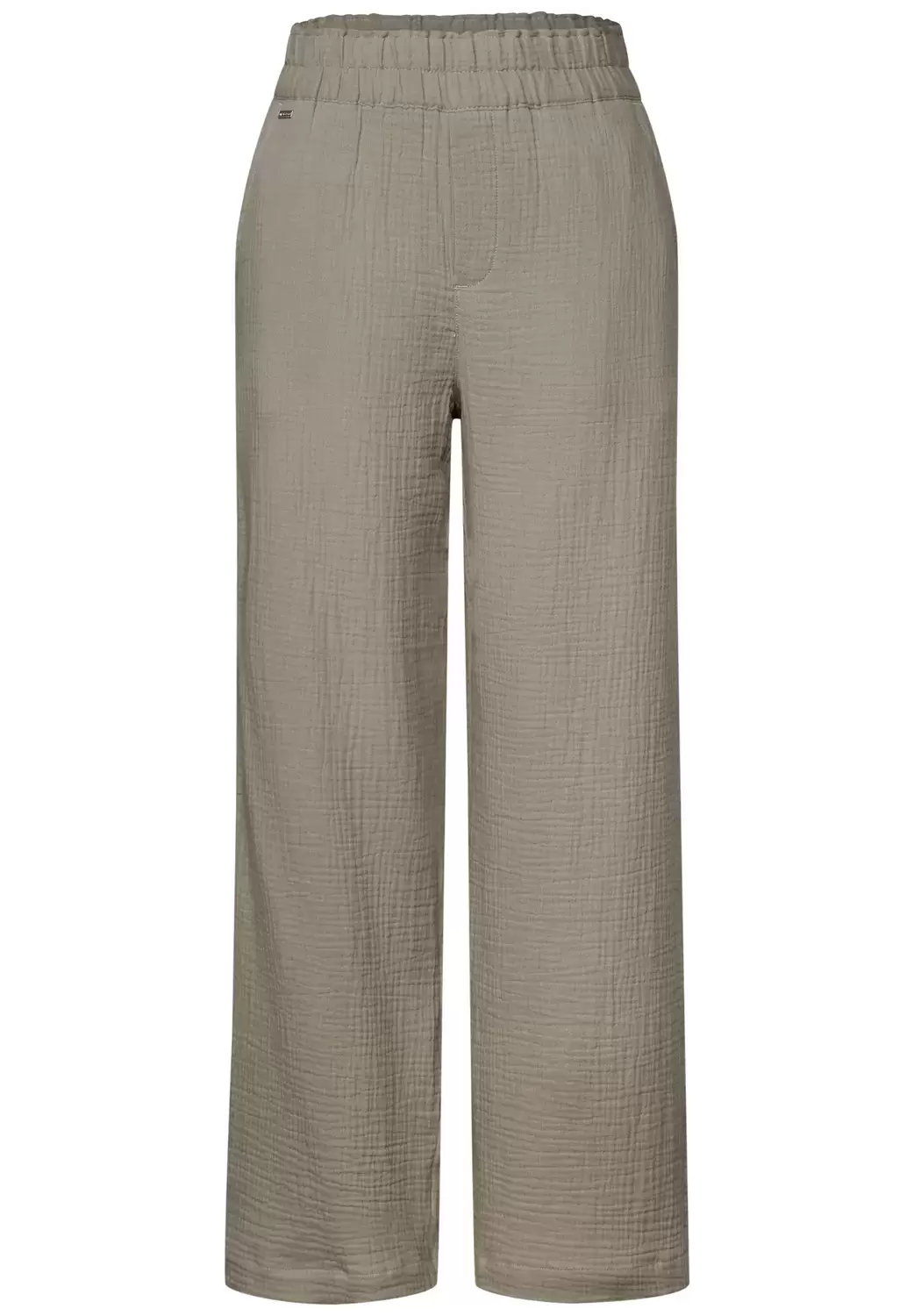 Wide Leg Musselin Hose