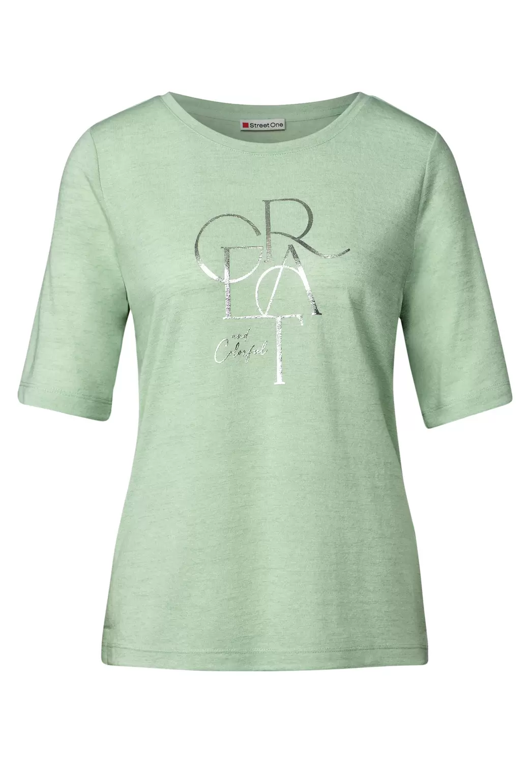 SOL_GREAT partprint shirt w.30 - 26279/soft jade g