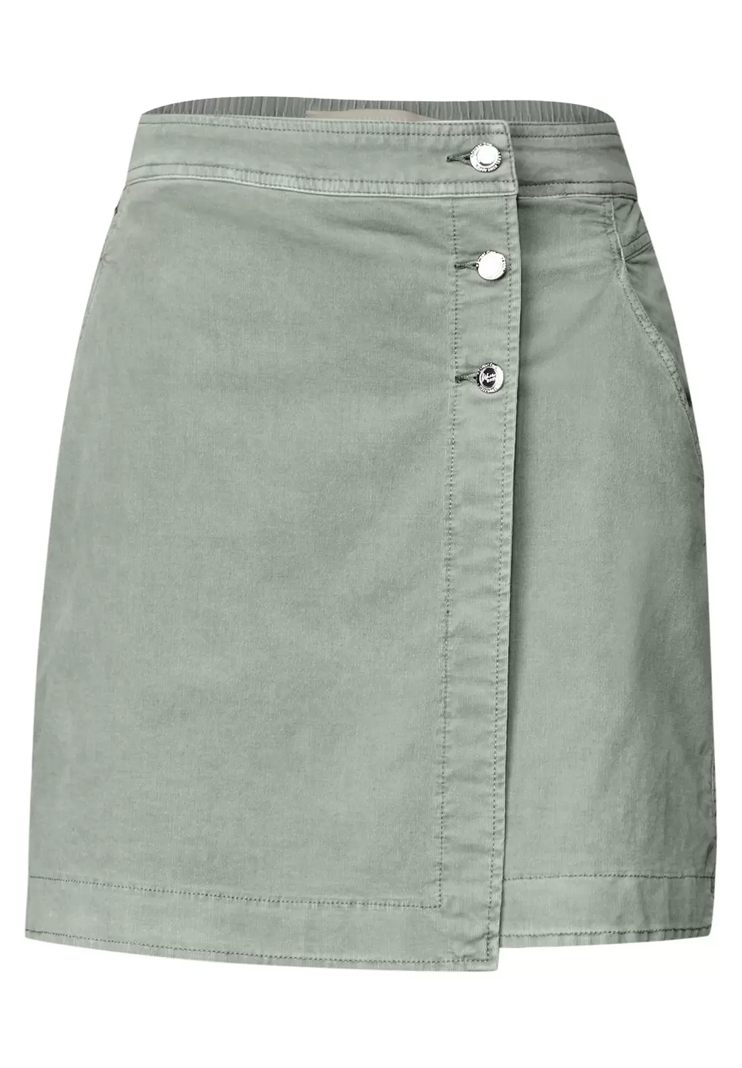 Style Maja wrap Corduroy - 16547/dusty milky green
