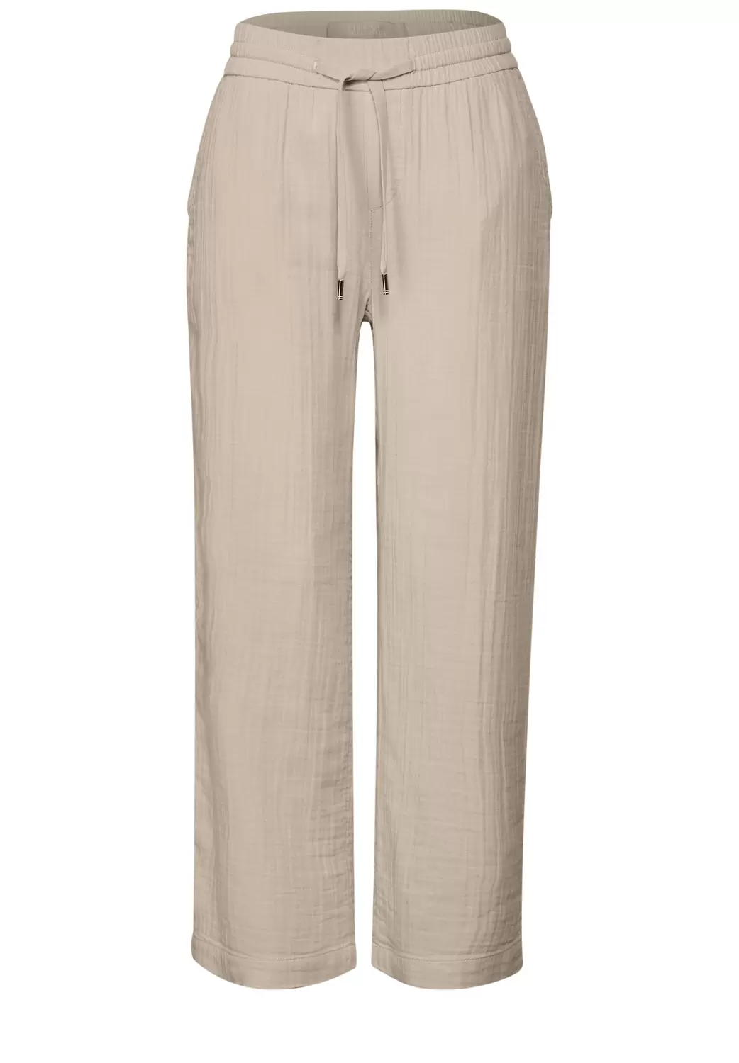 Wide Leg Musselin Hose