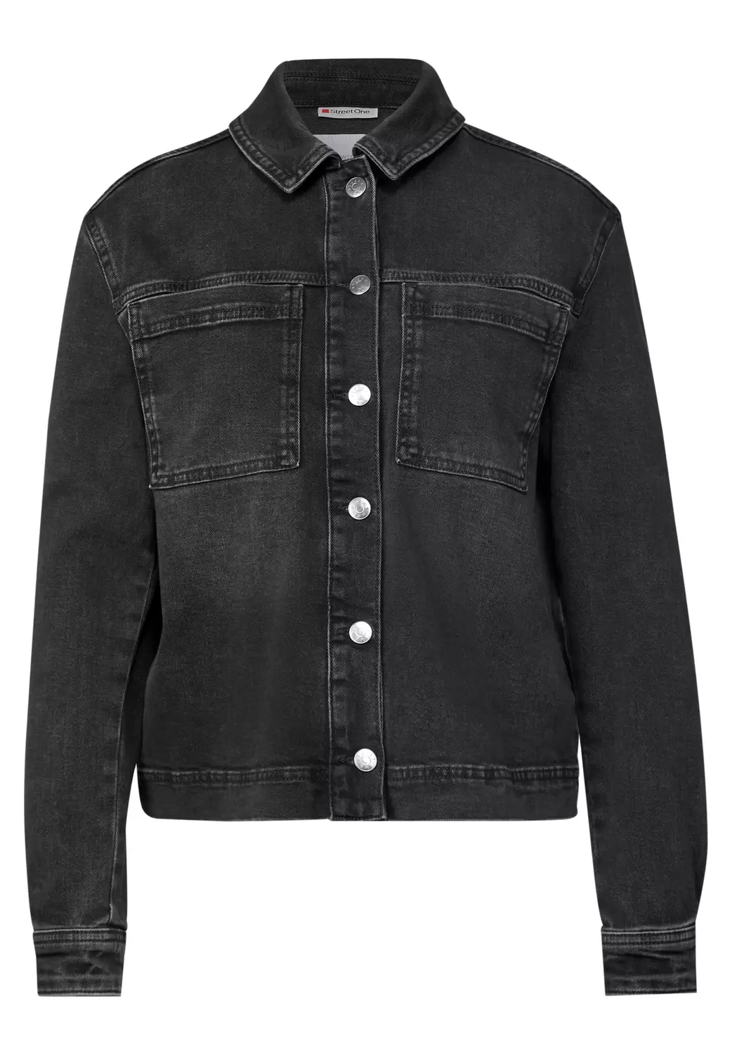 Jeansjacke mit Brusttaschen