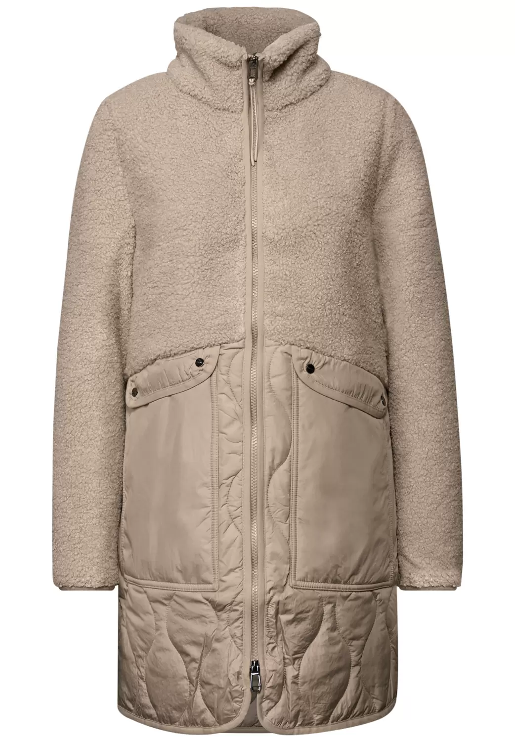 Mat Mix Teddy Coat W. Quilting