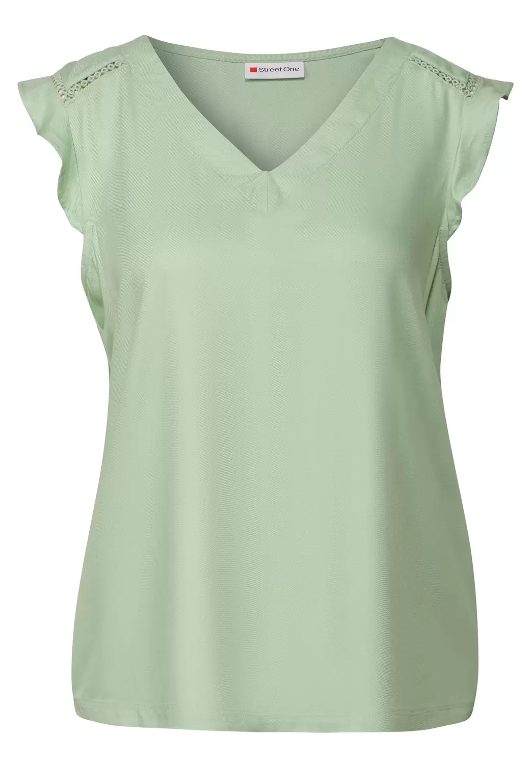LTD QR volant top w.crochet de