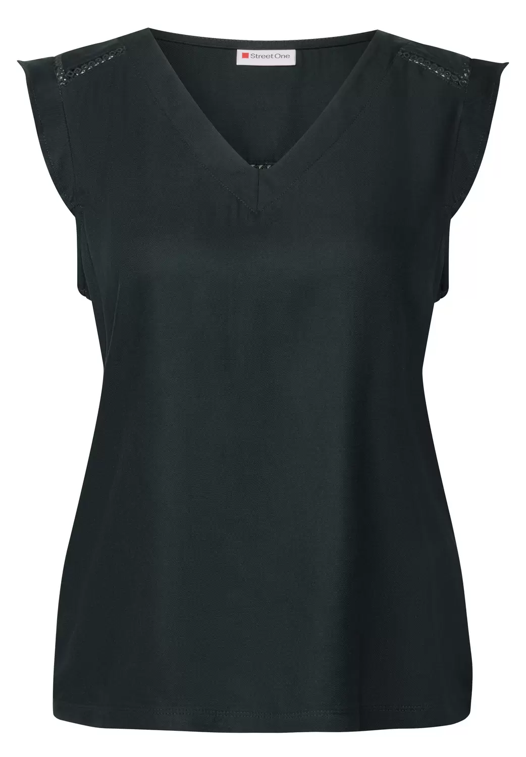 LTD QR volant top w.crochet de