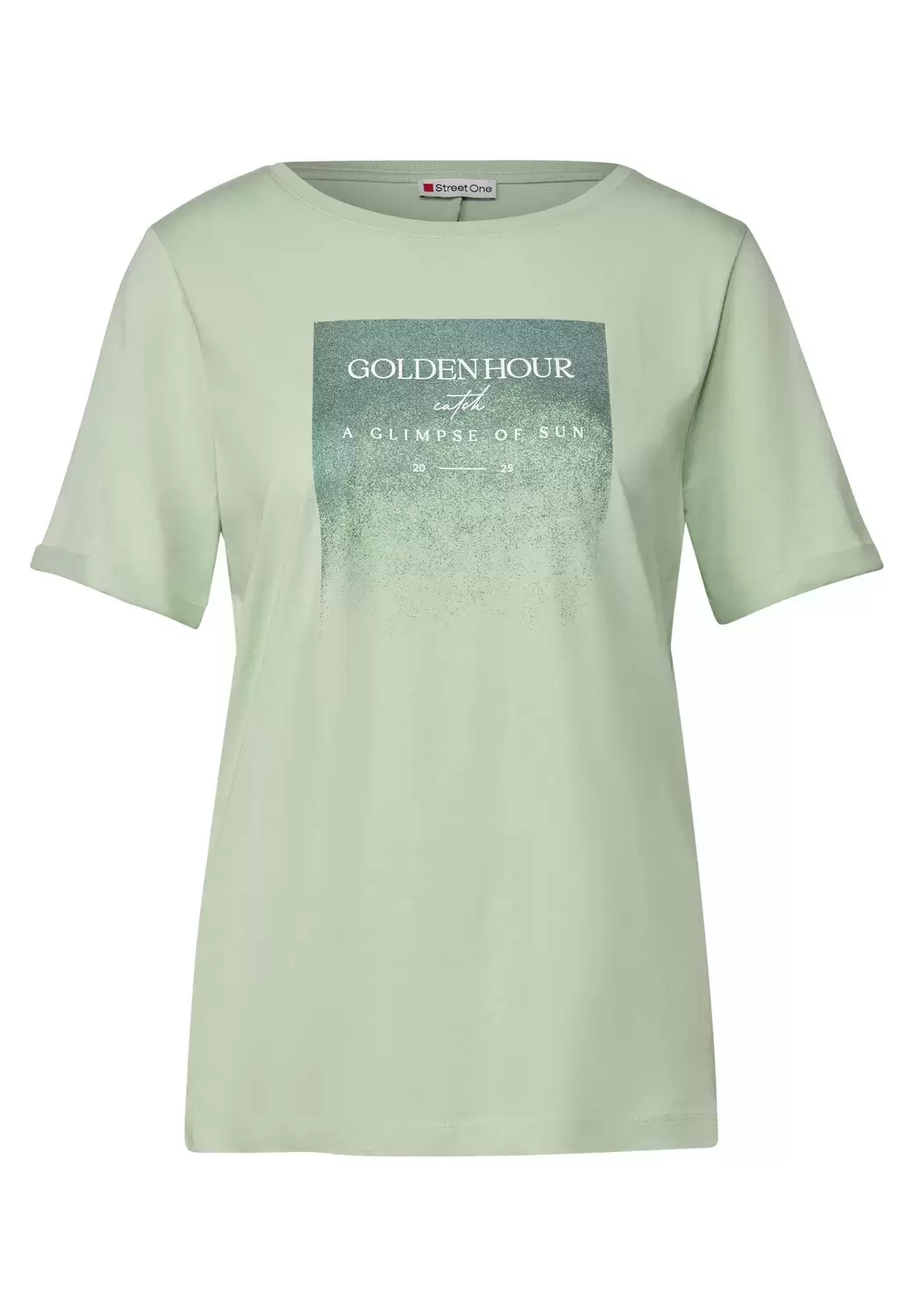 Shirt mit Schimmer-Print