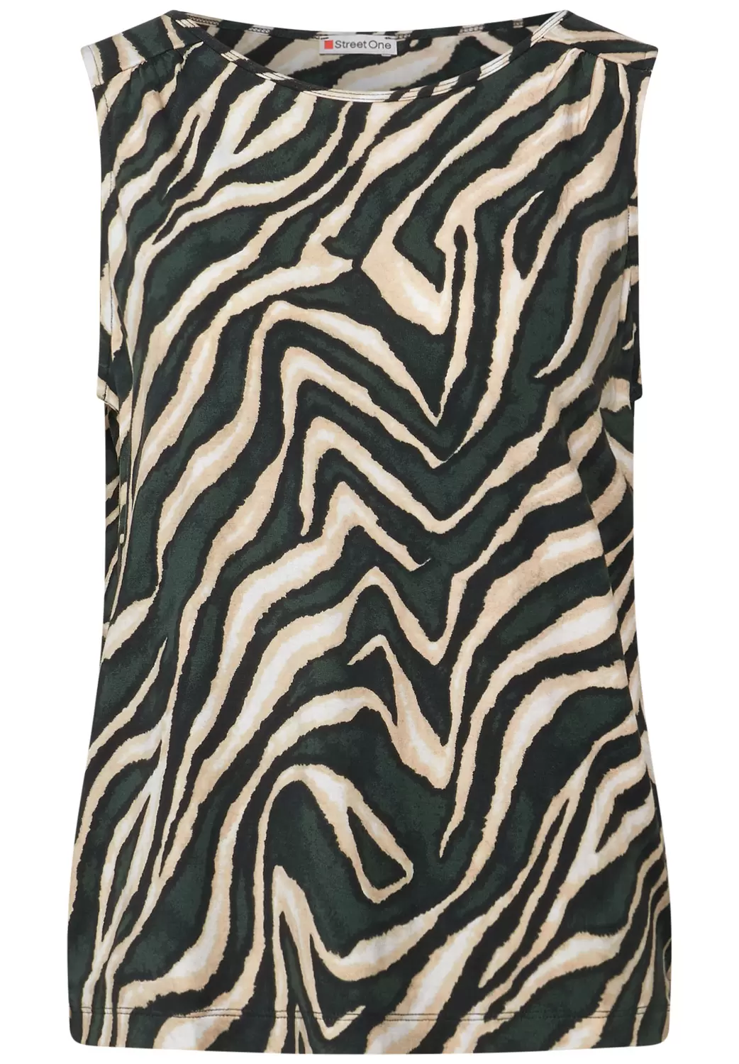 Gemustertes Basic Top