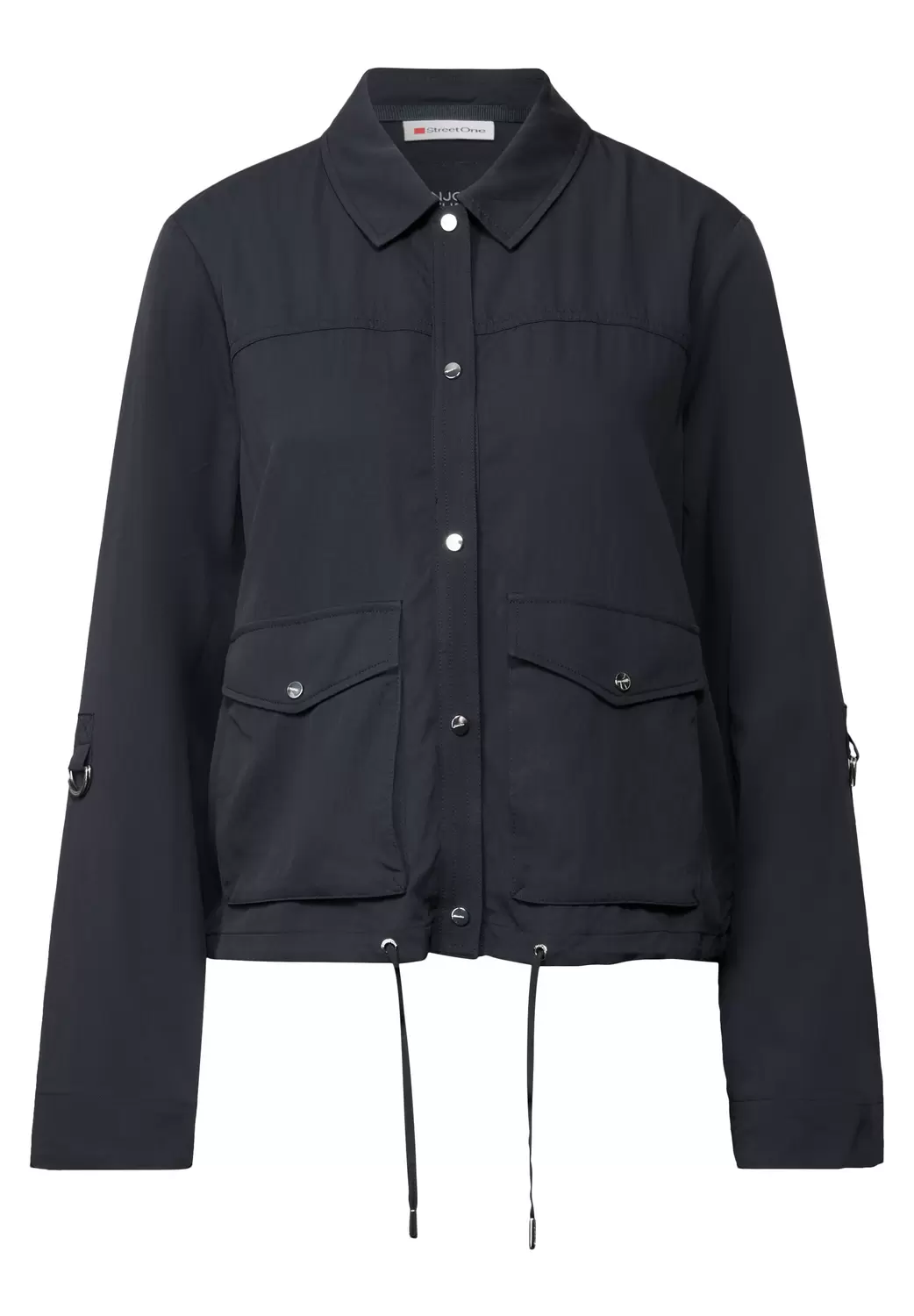 Light Structured Jkt w. Turn U - 16859/deepwater b