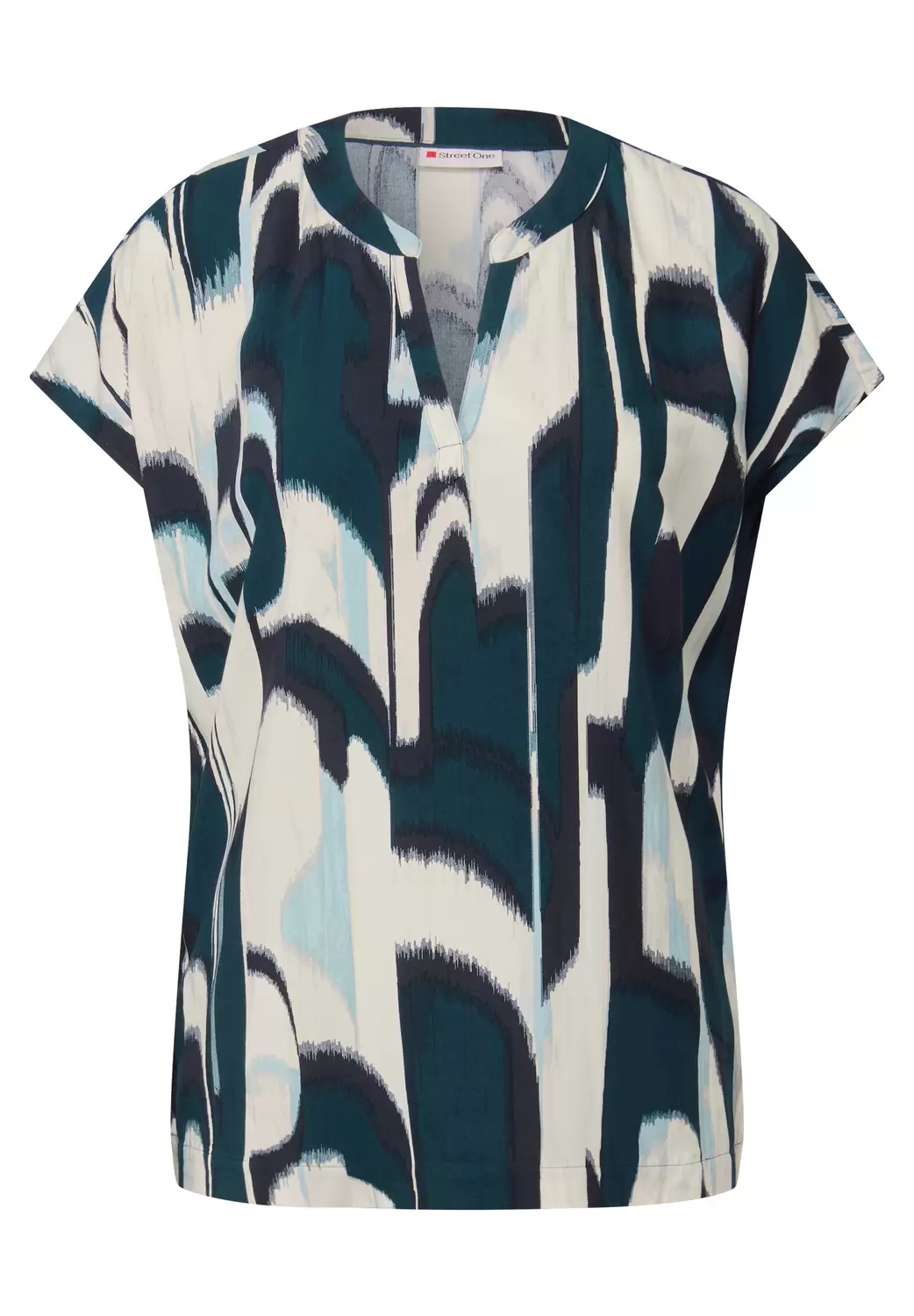 Gemustertes Blusenshirt