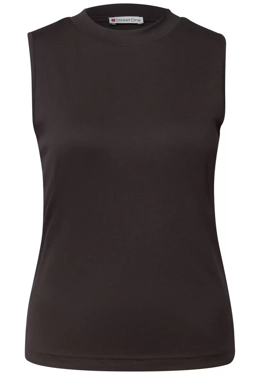 Silk-Look Rippstruktur-Top