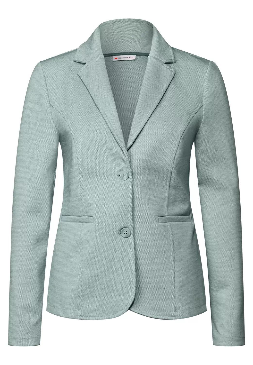 LTD QR Basic Blazer - 16761/nile blue mel.