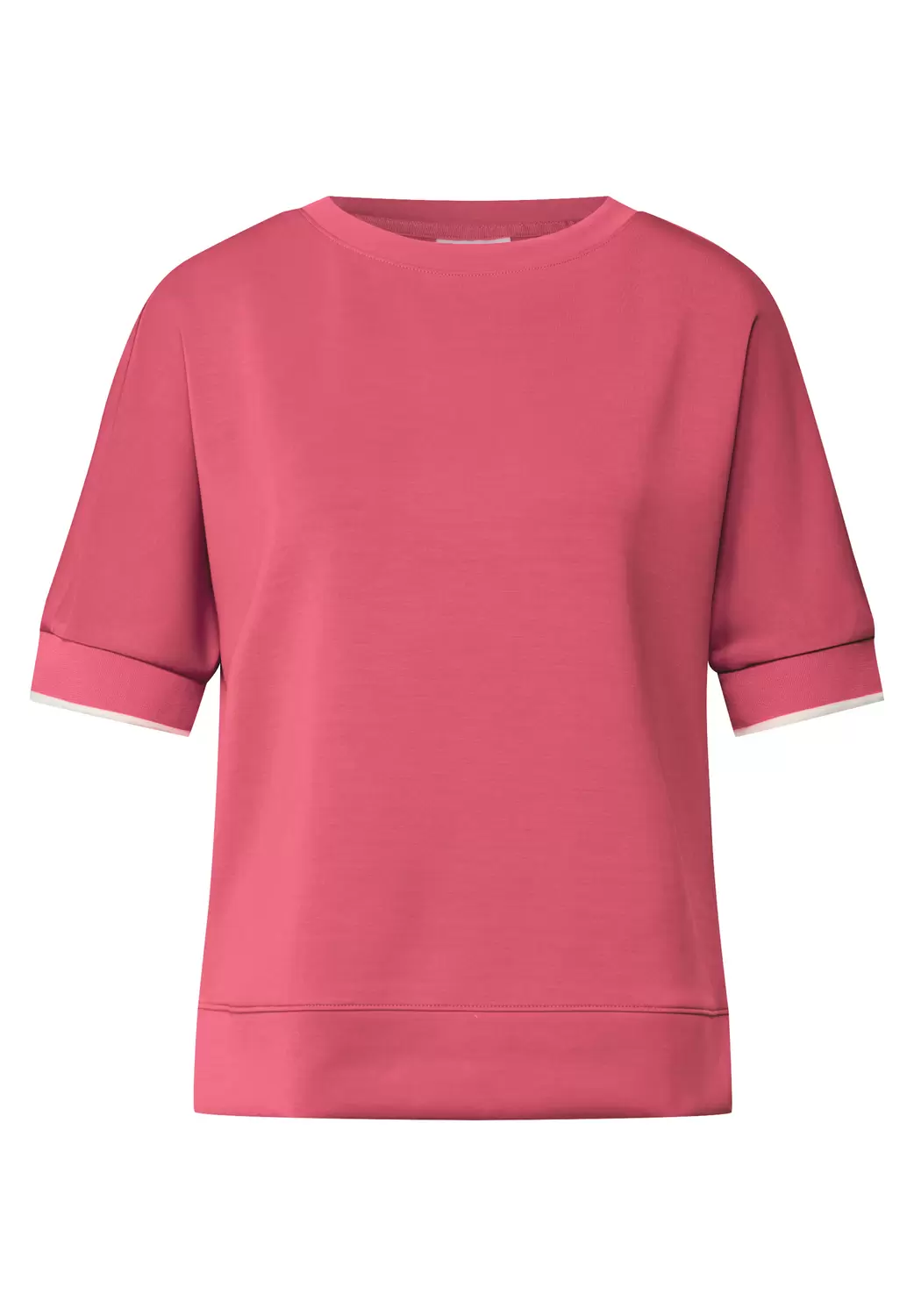 LTD QR silk look shirt w.rib c