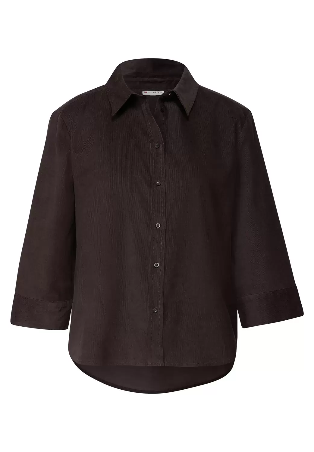 LTD QR Corduroy shirtcollar bl