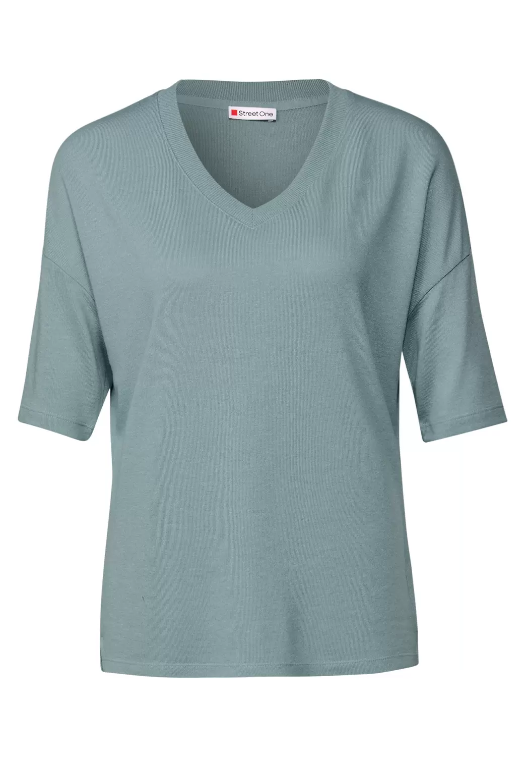 LTD QR summer knit look v-neck