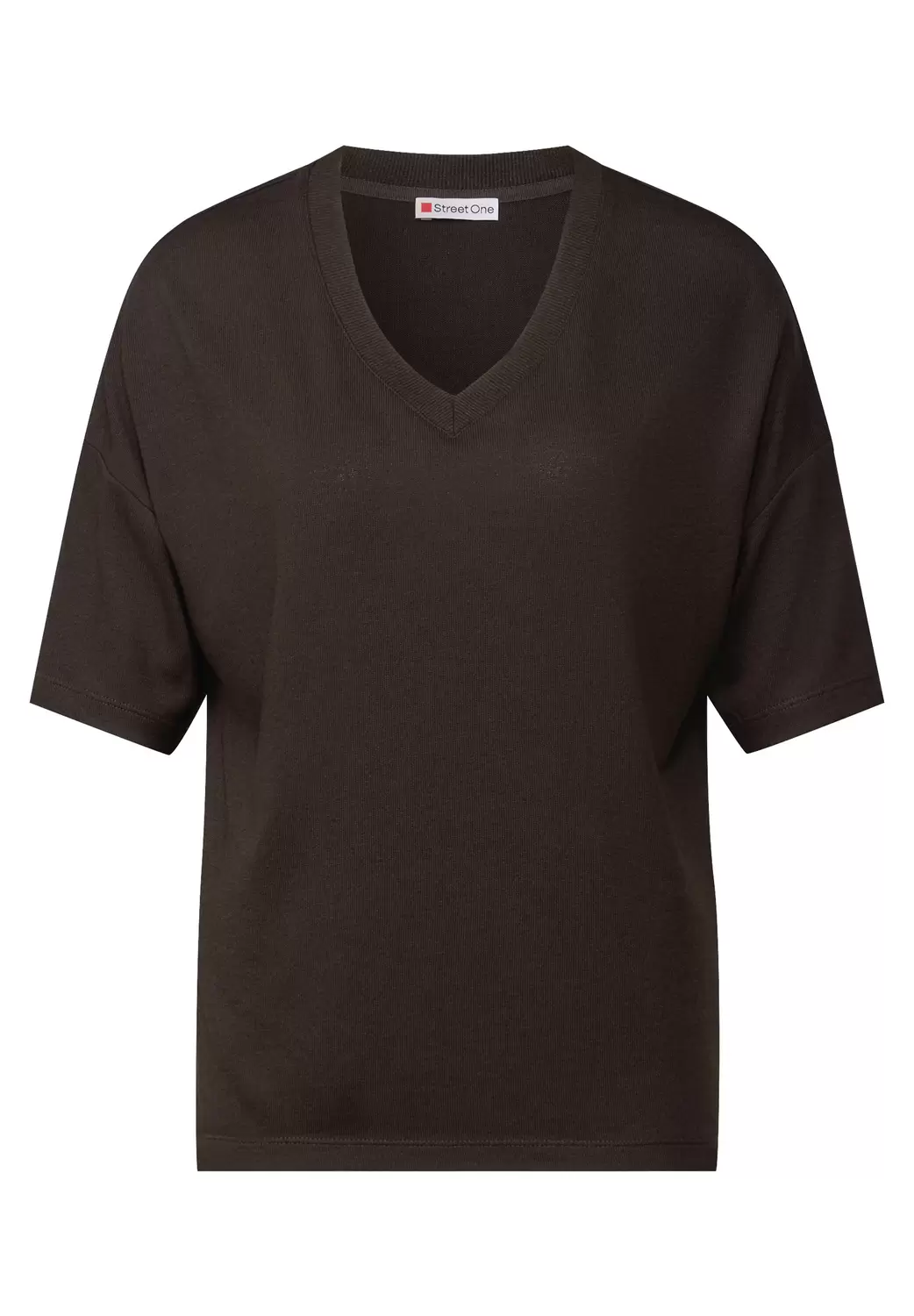 LTD QR summer knit look v-neck