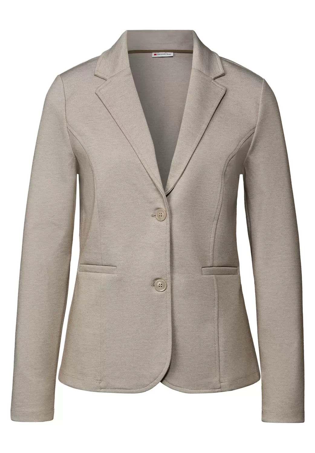 LTD QR Basic Blazer - 17072/morning beige mel.