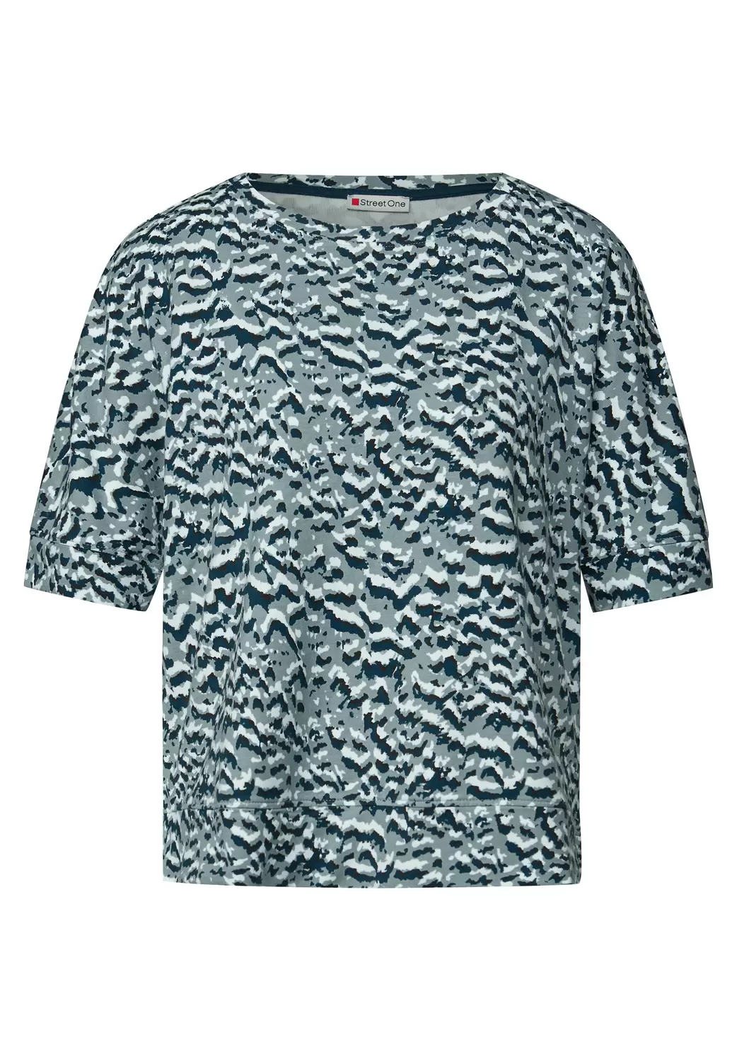 soft printed batwing shirt