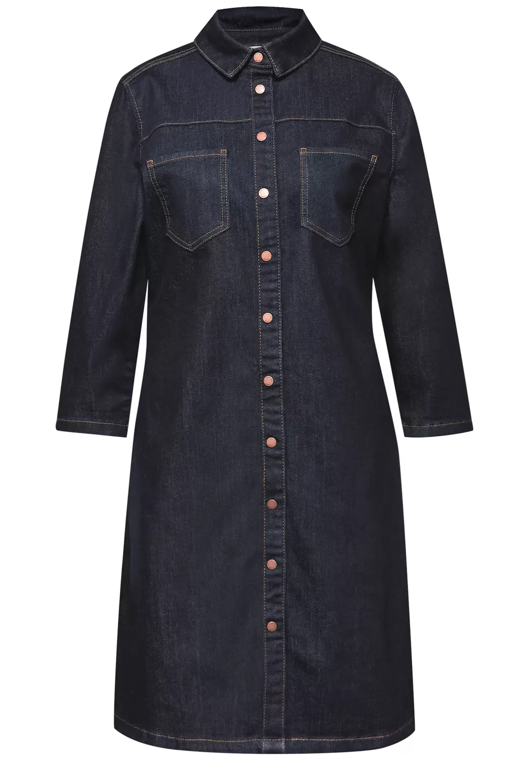 Denim Kleid im Rinsed-Look
