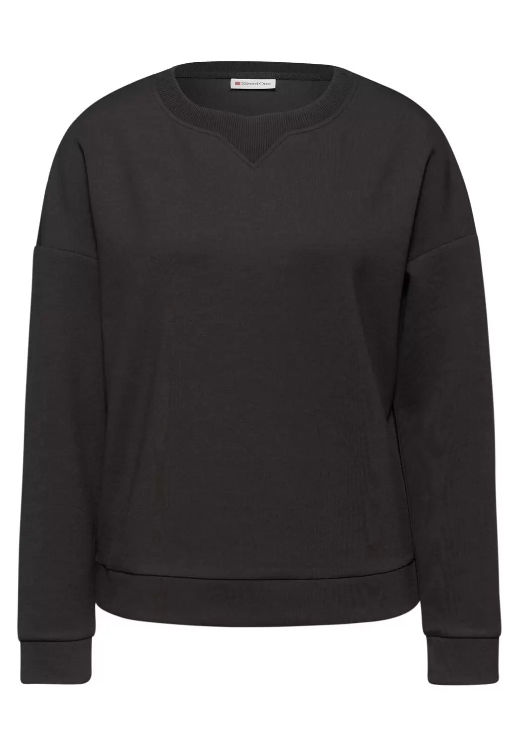 LTD QR shirt w.rib neck