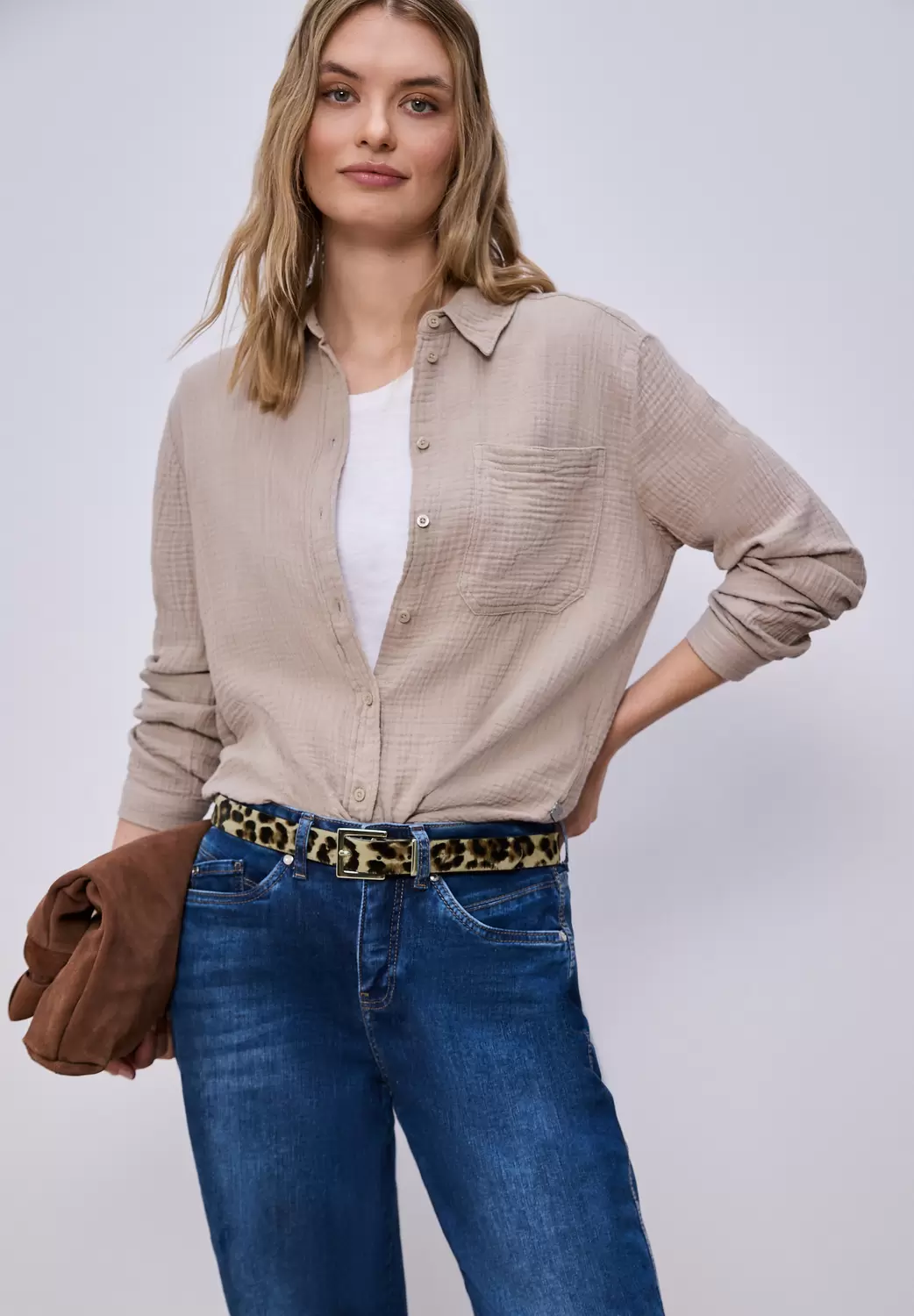 Gürtel mit Leo-Muster