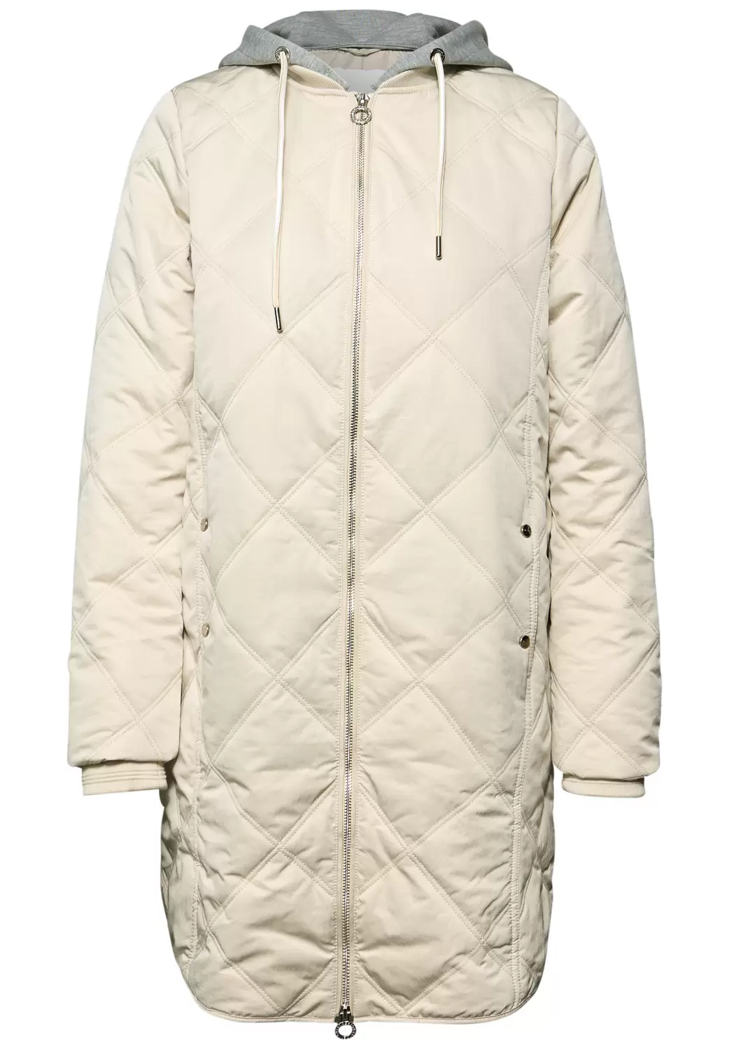 Diamond Quilt Coat w. removabl