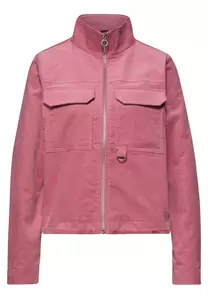 Short Corduroy Jkt w. Stand-up