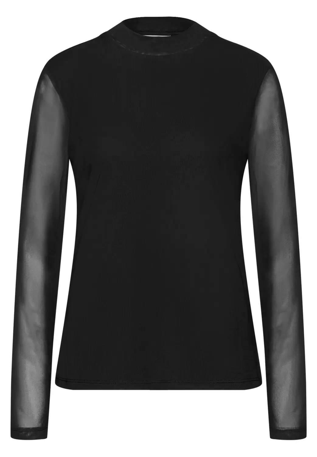 Mesh Turtleneck Shirt